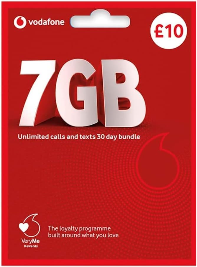 Vodafone Pay As You Go Big Value Bundle SIM Card