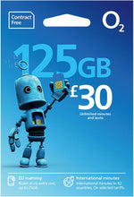 Load image into Gallery viewer, O2 £30 Big Bundle Sim Card Pay As You Go
