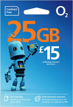 Load image into Gallery viewer, O2 £15 Big Bundle Sim Card Pay As You Go PAYG
