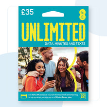 Load image into Gallery viewer, EE £35 Pack SIM Card