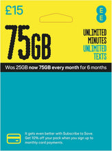 Load image into Gallery viewer, EE £15 Pack SIM Card
